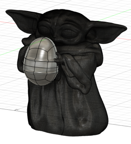 baby yoda - easter version