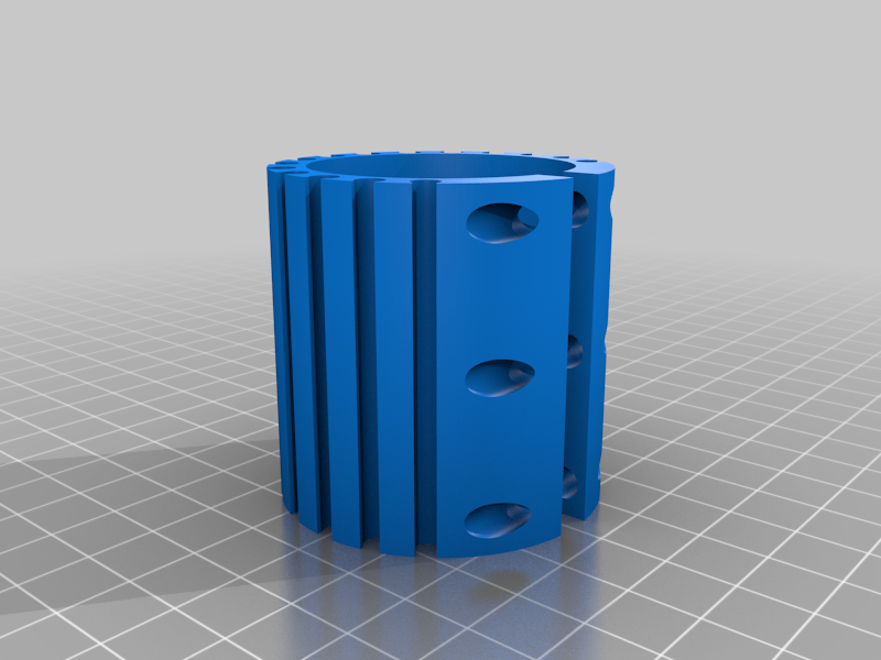 USB Cord Holder for round deskleg