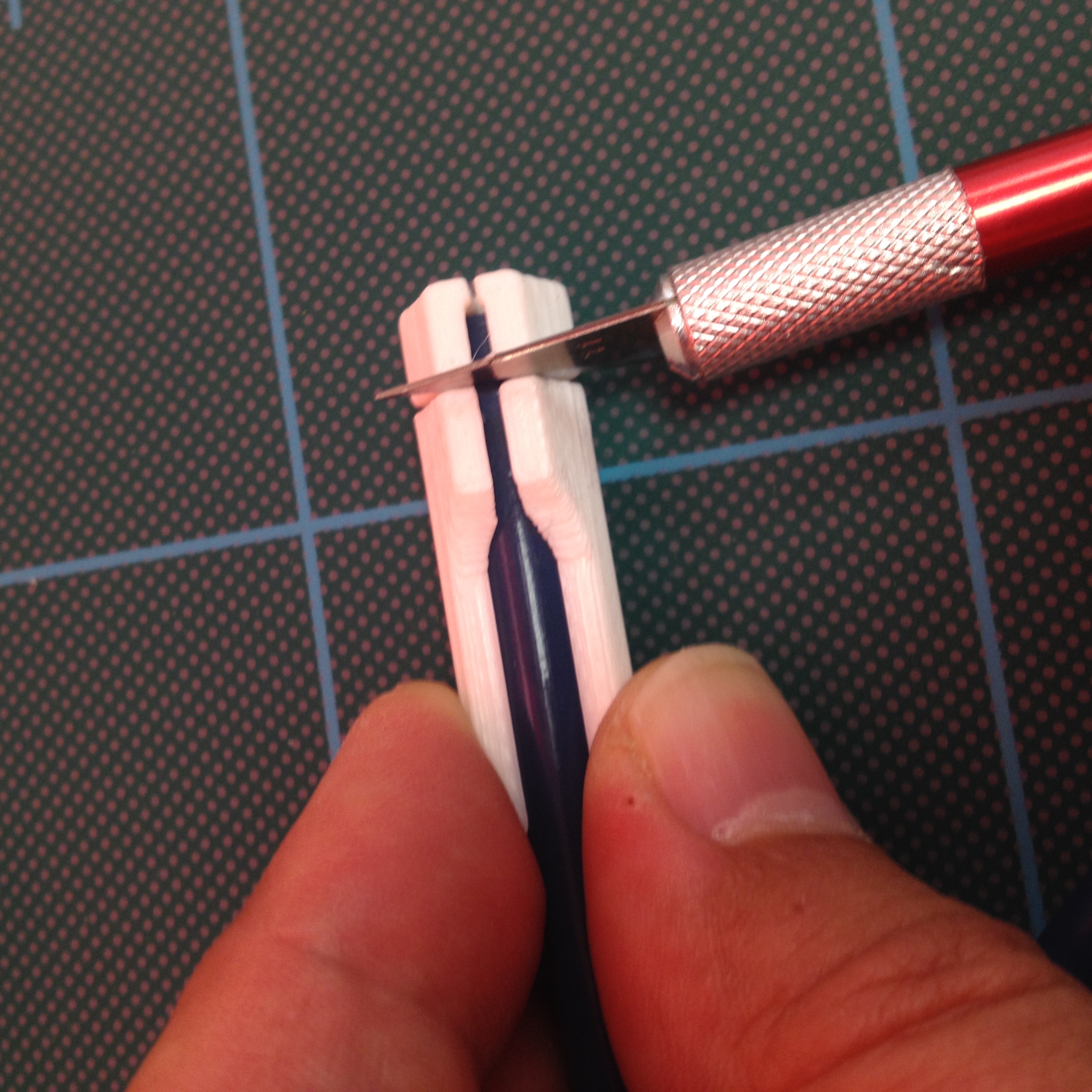 Bowden Tube Cutting Guide ( for 2.85 diameter  filament)