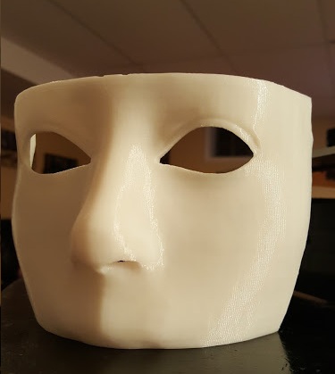 Inmoov - One piece face and lower jaw no holes