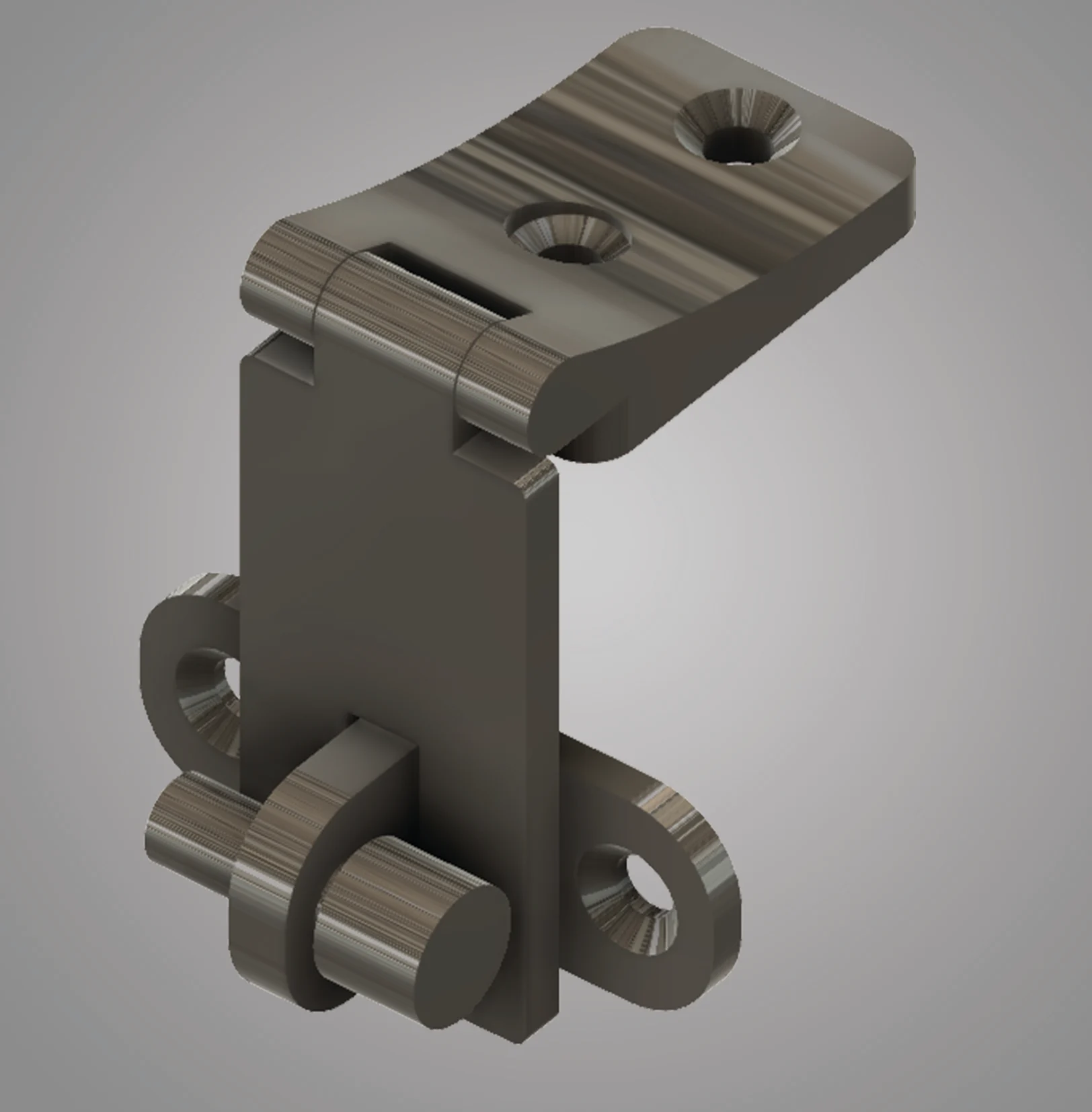 Perfect door latch - Print-In-Place