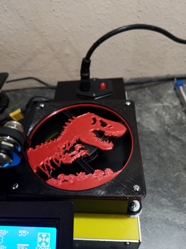 Jurassic Park FanCover 120mm