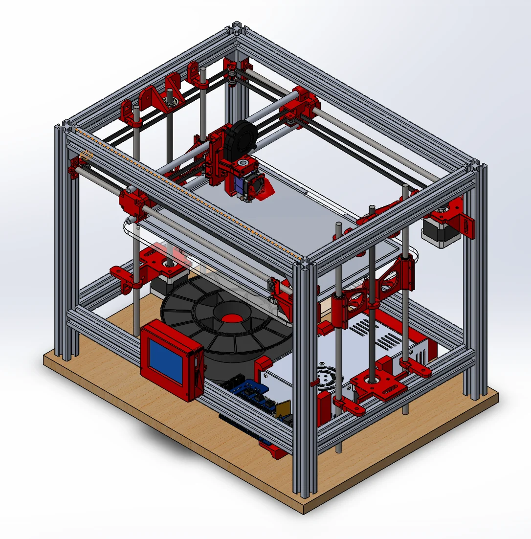 HyperCube 3D printer (2525 Aluminum)