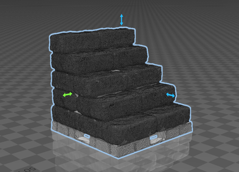 Dungeon Stairs 2x2.5, TrueTiles, OpenLock