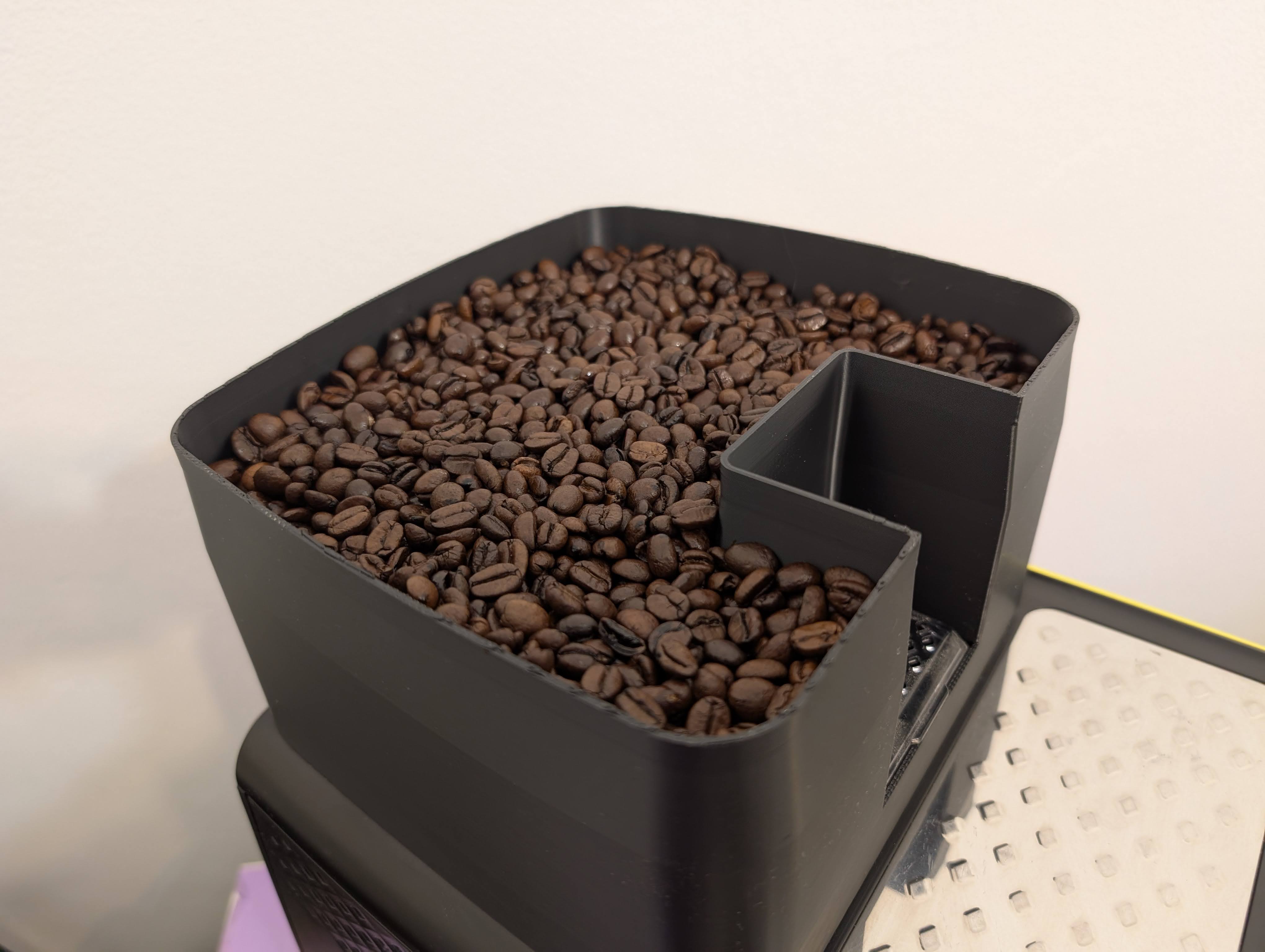 Philips LatteGo 1Kg extension for the coffee beans container.