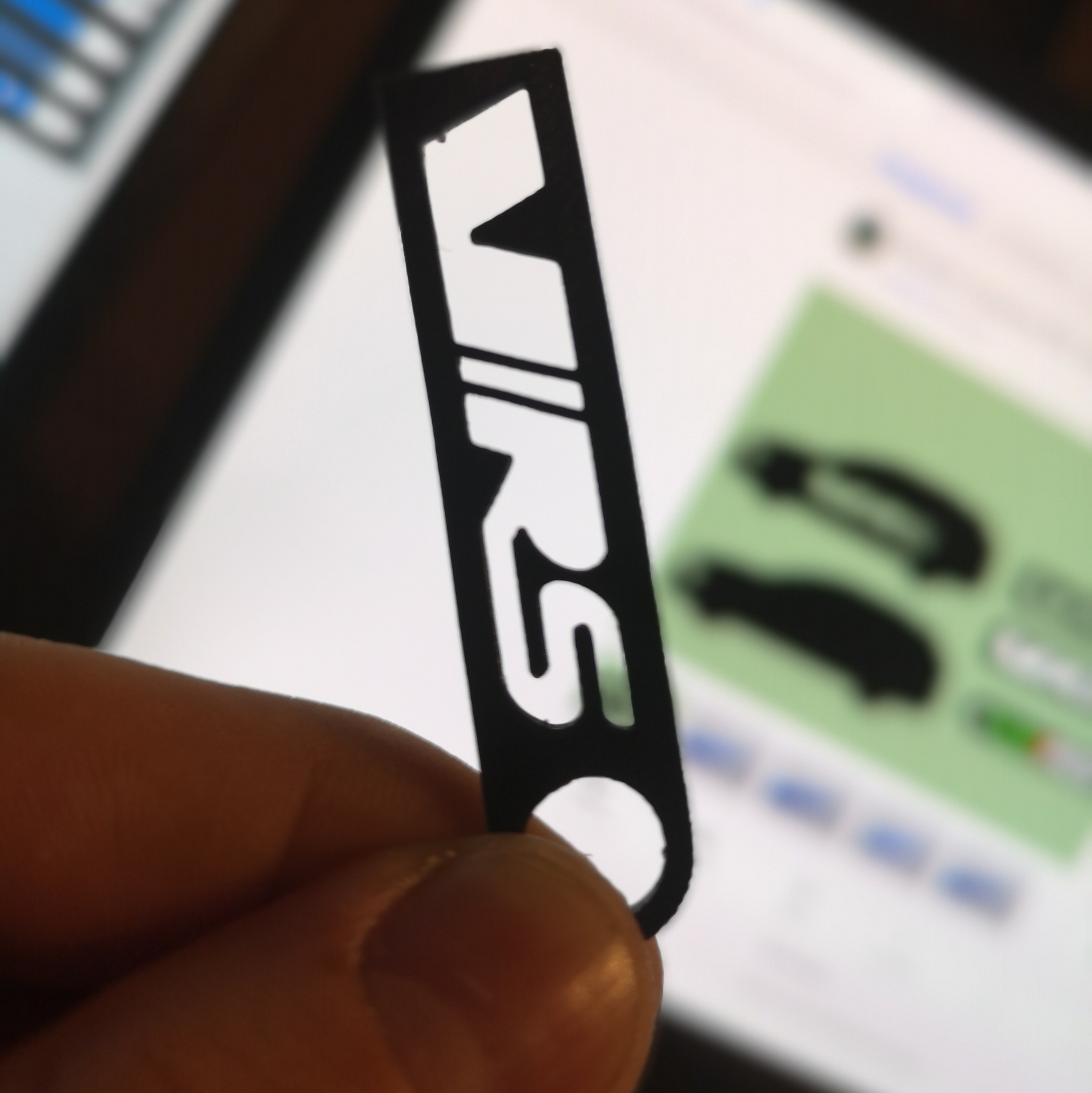 4 Skoda Octavia RS VRS Keychain Designs