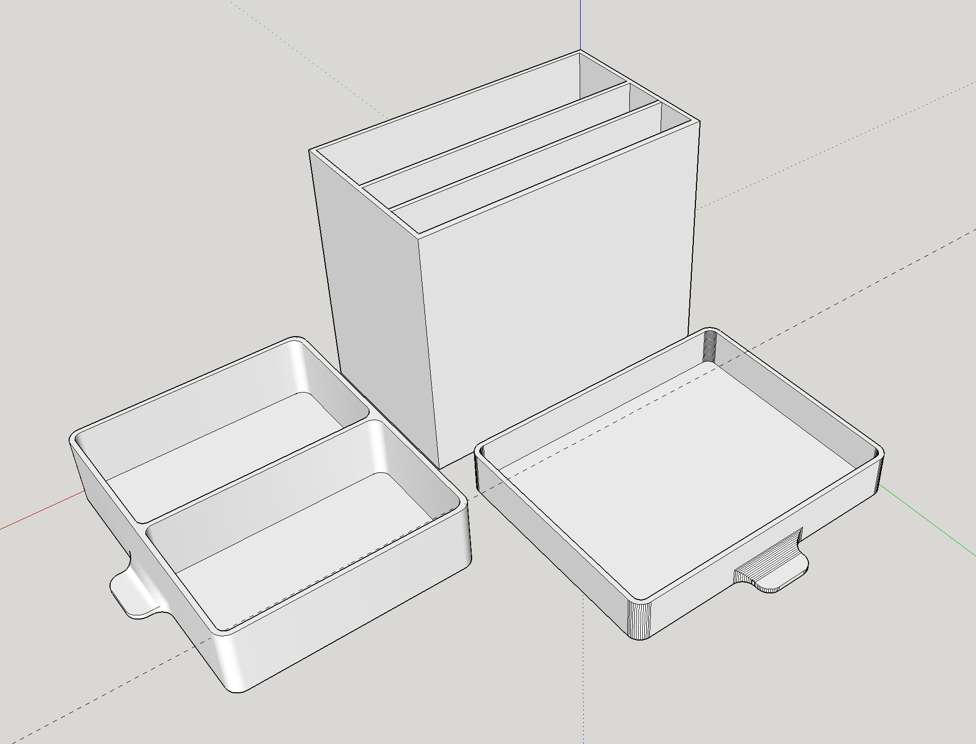 camera's filters and battery case