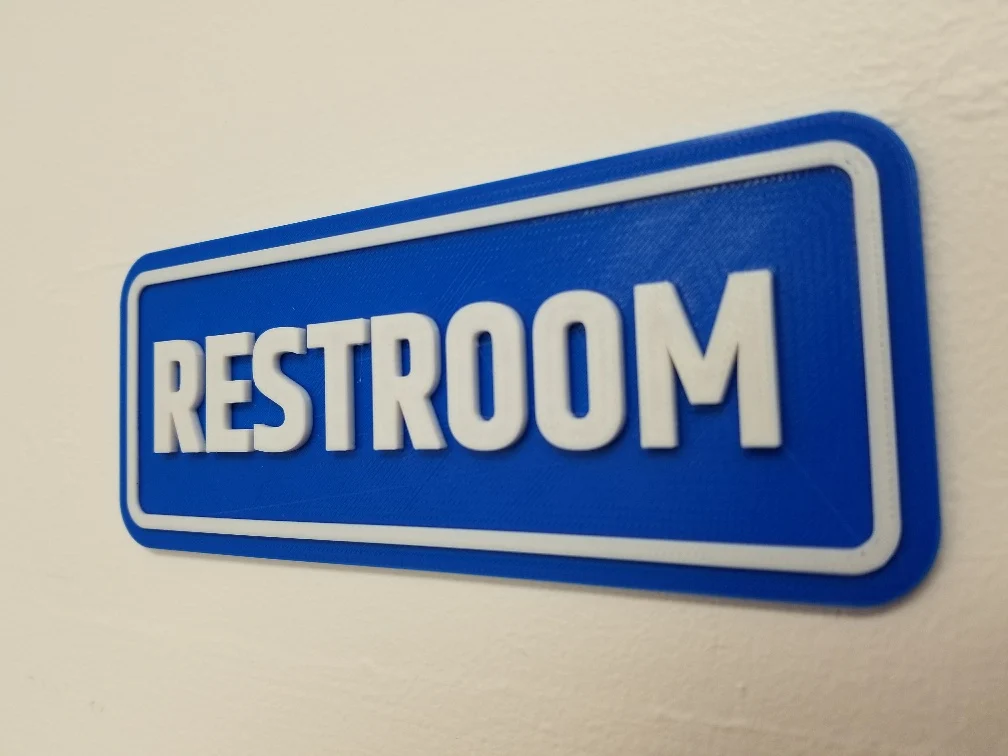 Restroom Sign