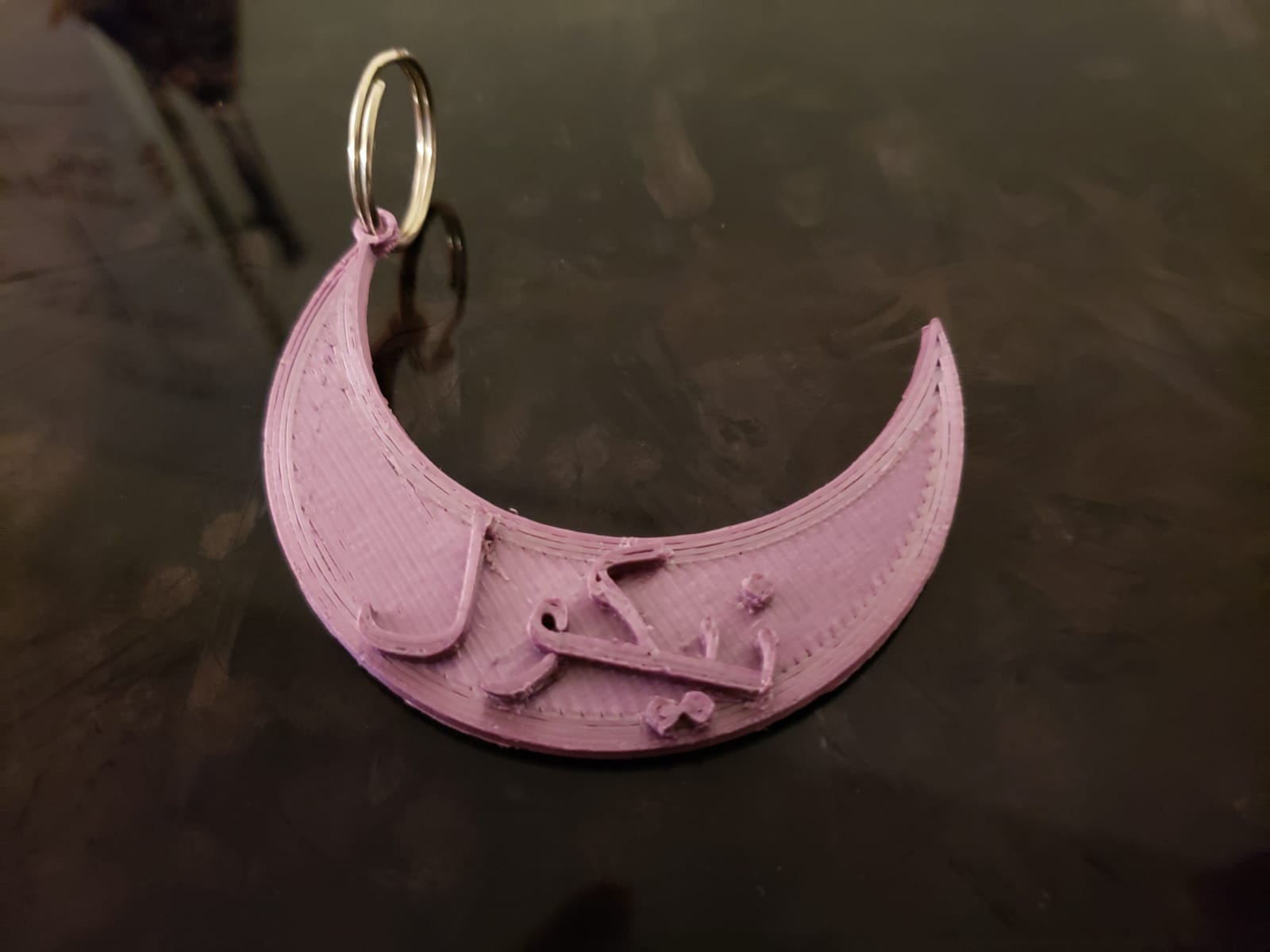 Arabic Nicolle Keychain moon