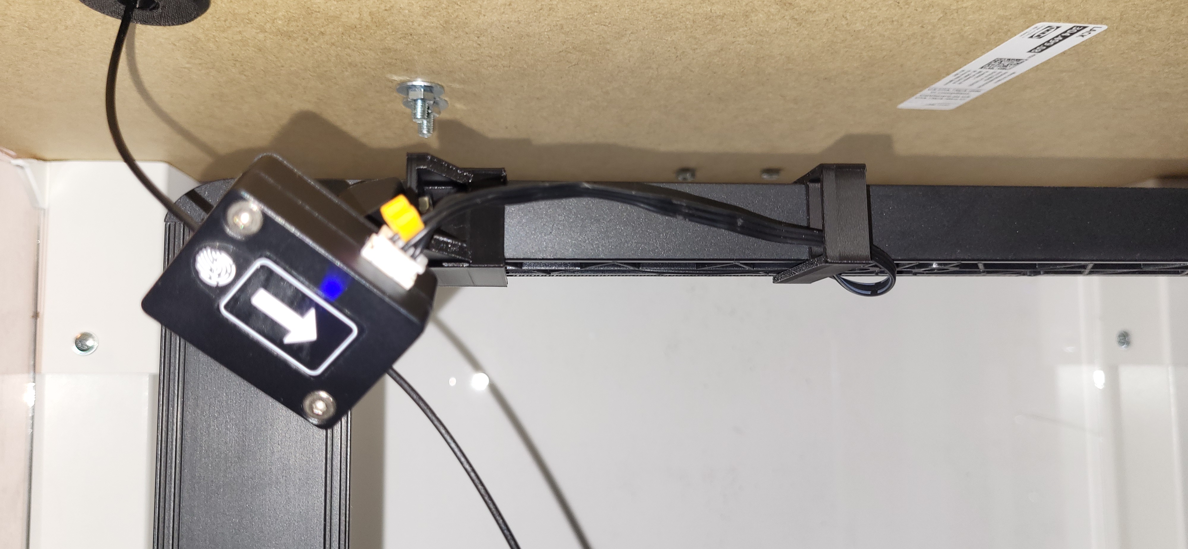 Ender 3 v3 KE - Filament Sensor clip on top rail