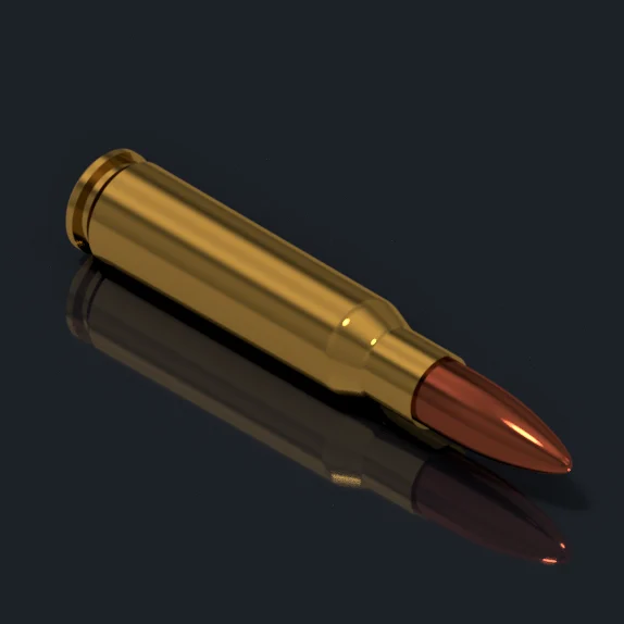 7.62mm X 51mm NATO Bullet