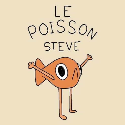 Le Poisson Steve Keychain