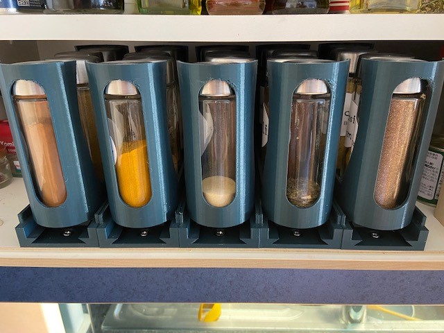 Spice Rack Pullout 4 IKEA spice jars