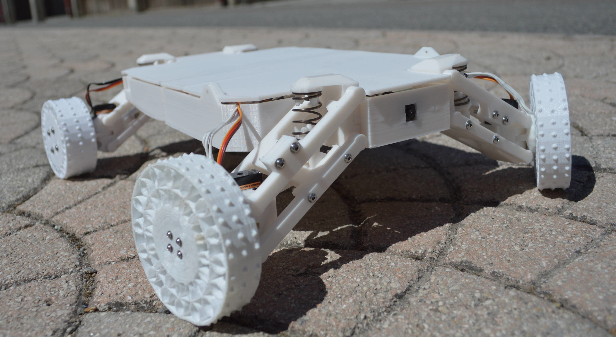 3D printed vehicle, 4G camera