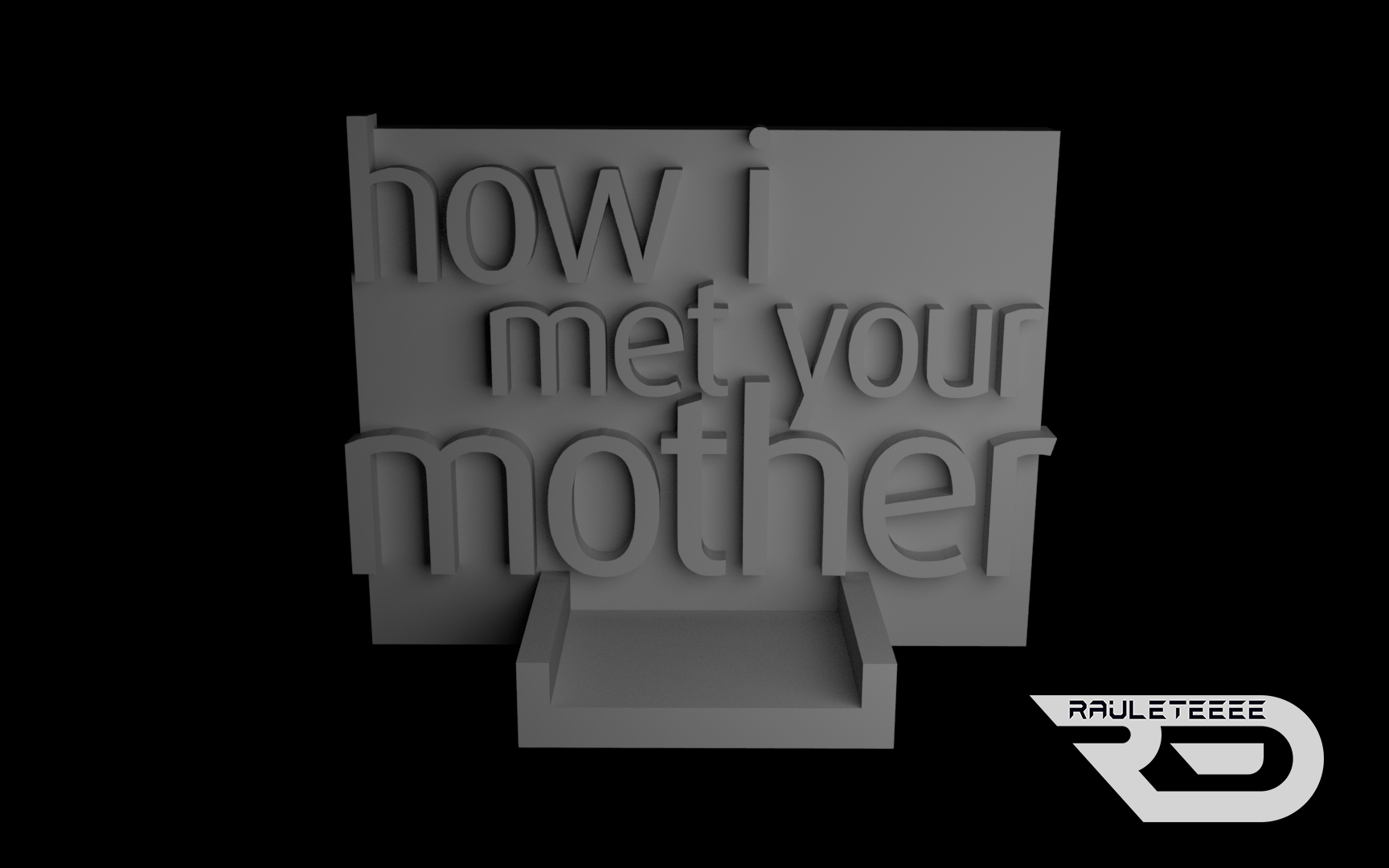 How I met your mother wall mount (hanger)