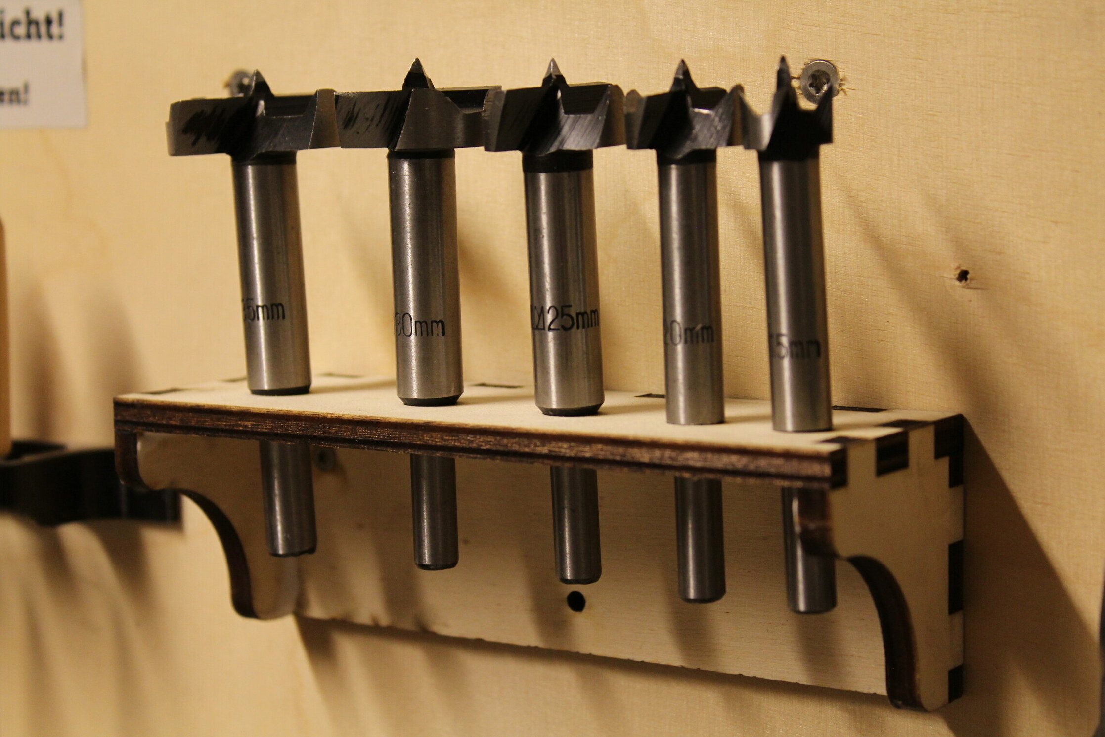 forestry drill wall mount for lasercutting