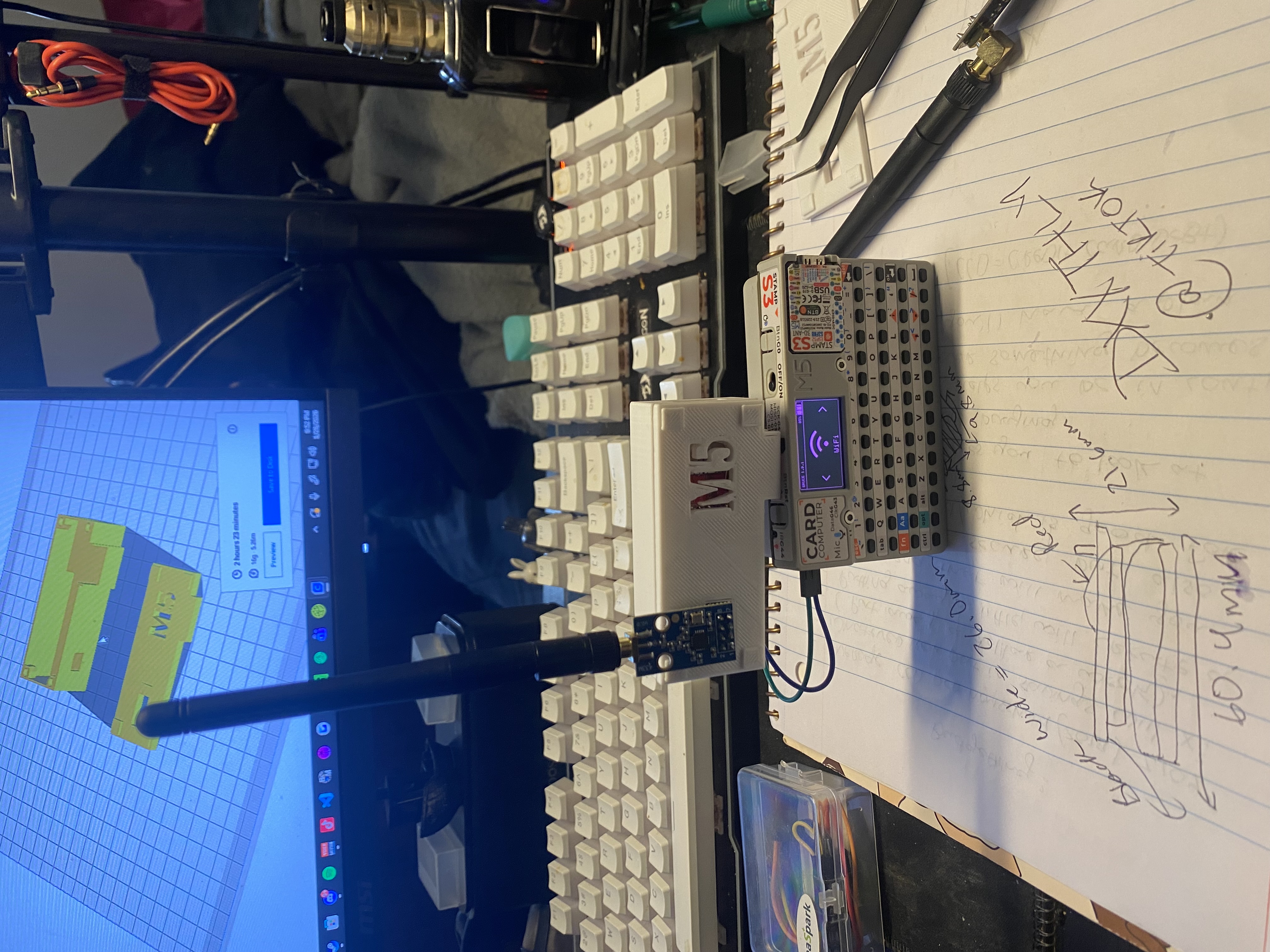 M5Stack Cardputer CC1101 & nRF24 Enclosure