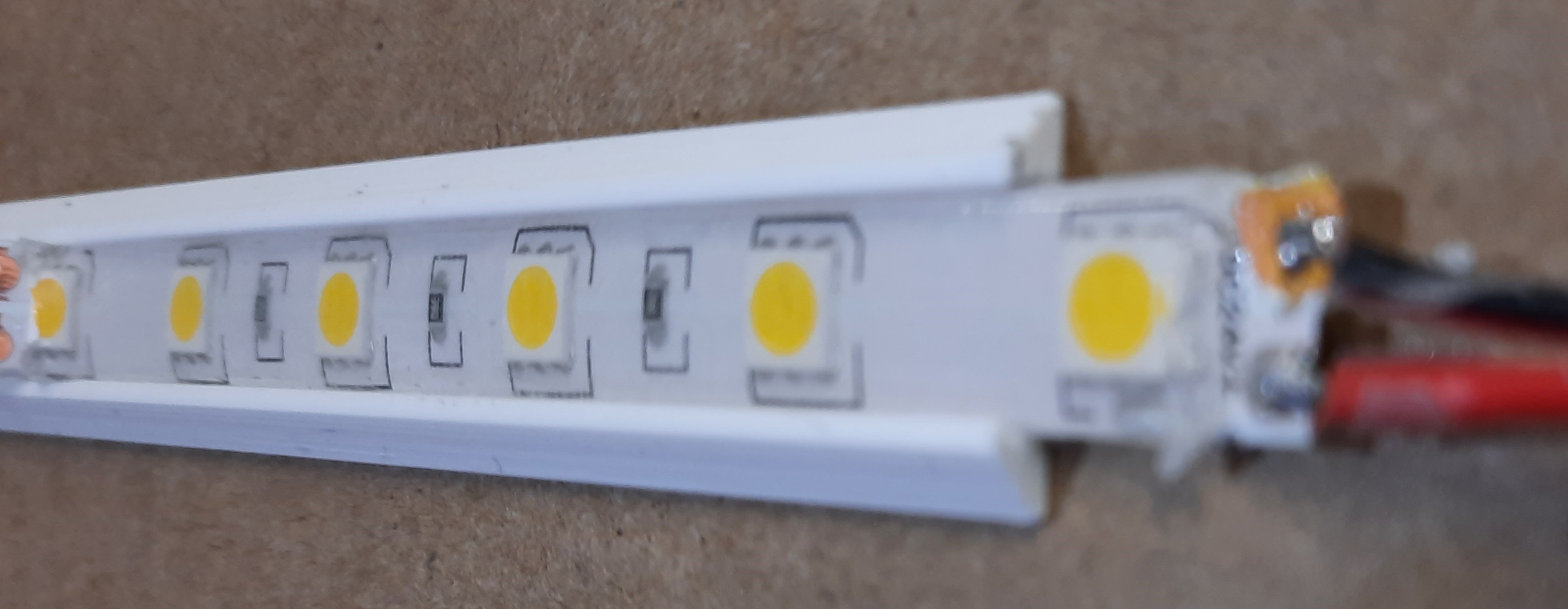 LED strip holder 10mm (0.39")