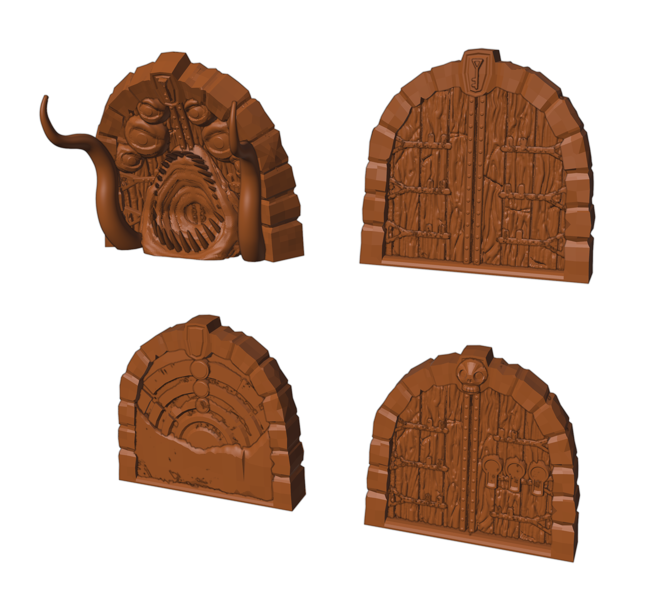 Dungeon double doors