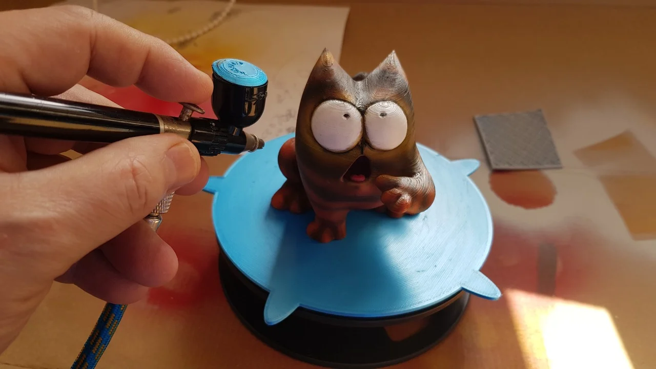 Spool Painting Turntable