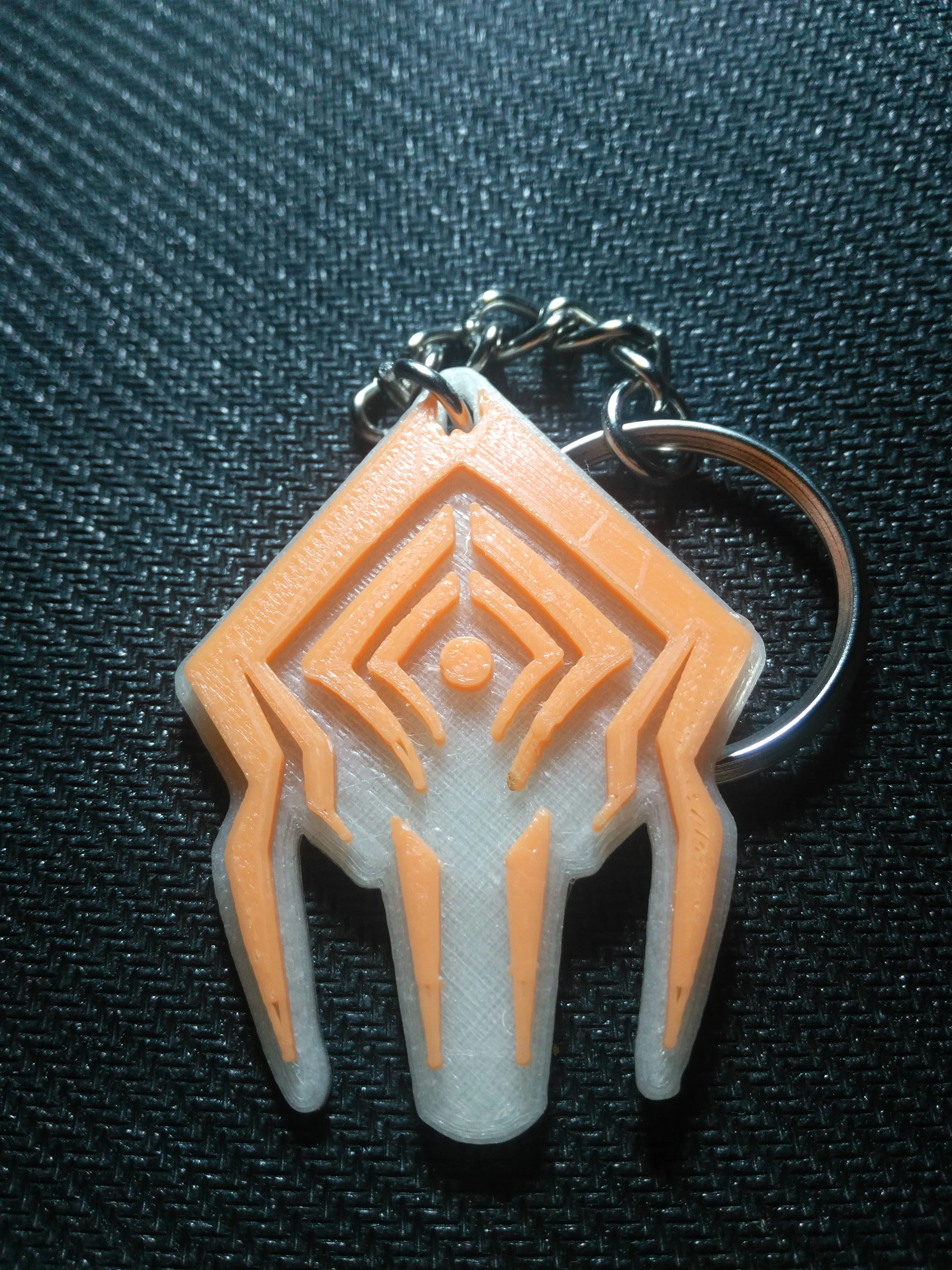 Stalker Warframe Logo Keychain