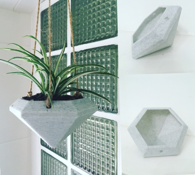 Diamond Hanging Planter