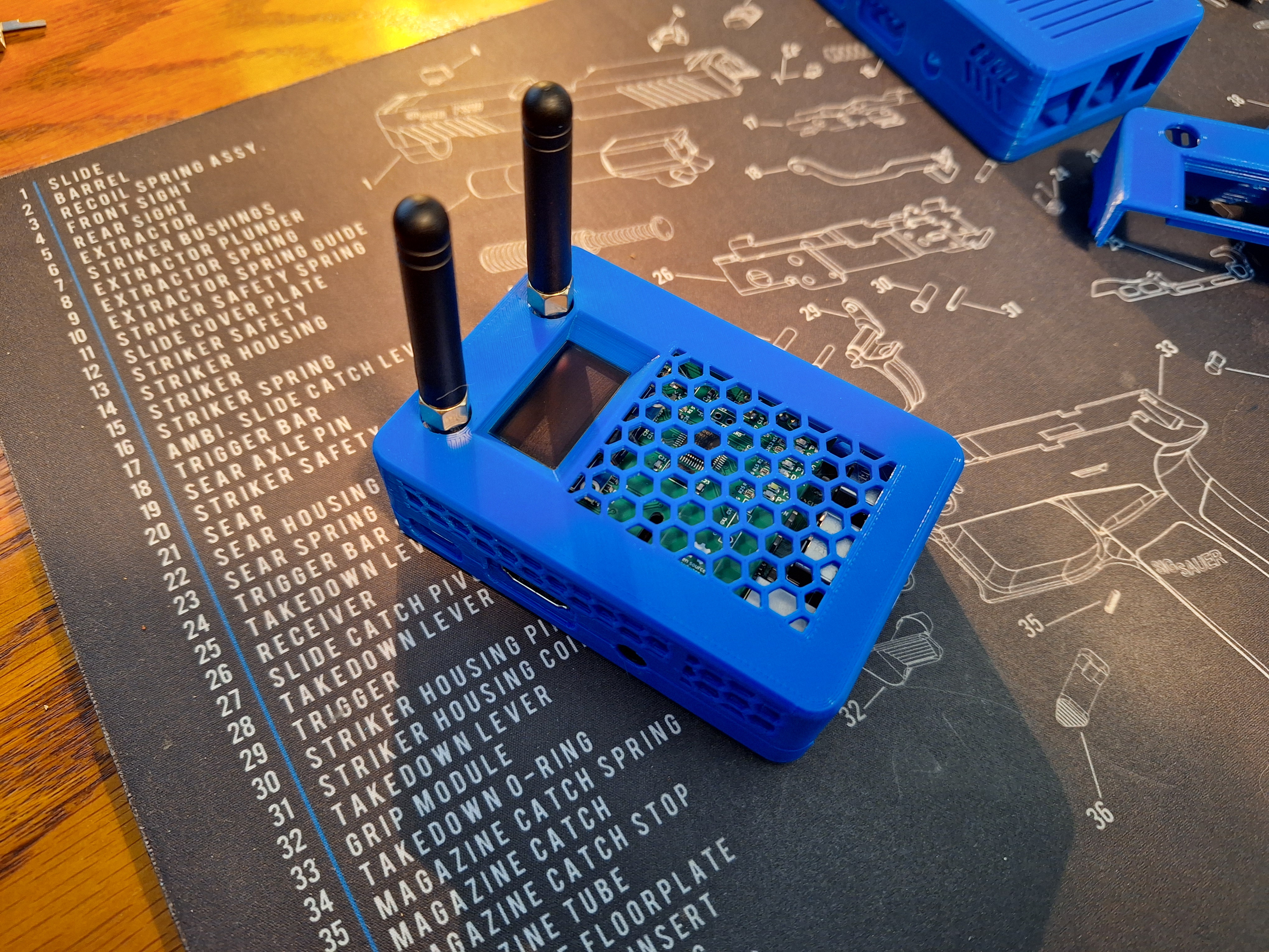 MMDVM Duplex Hat  RaspberryPi3 Snap Case
