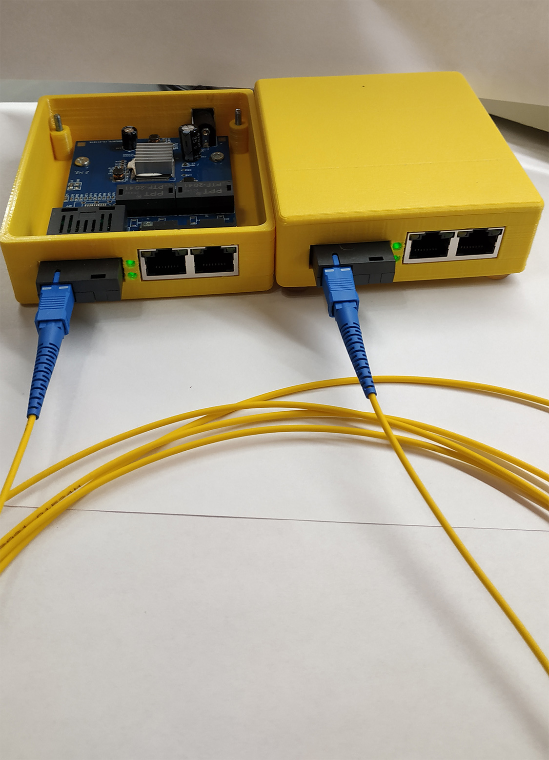 1G2E Gigabit Ethernet Fiber Optical Media Converte Case