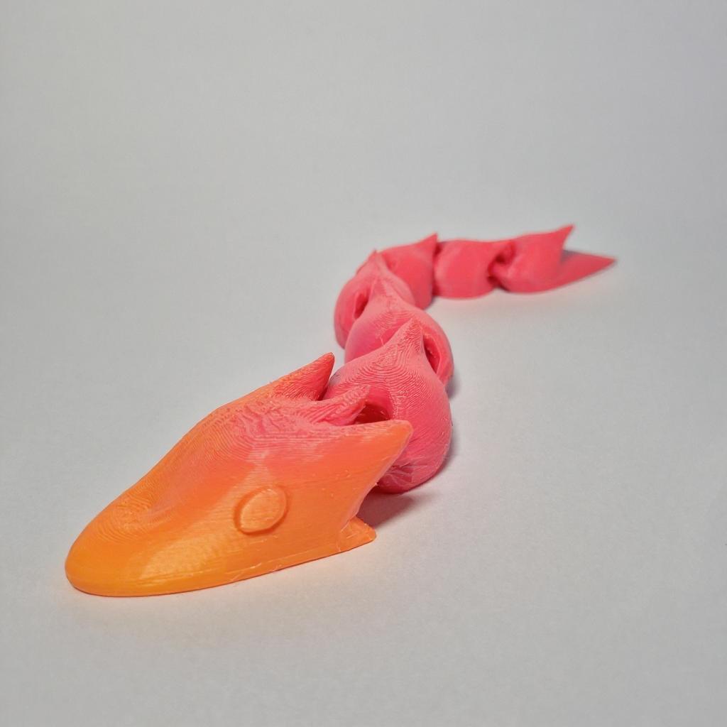 Smooth Dragon - Articulated Print in Place!