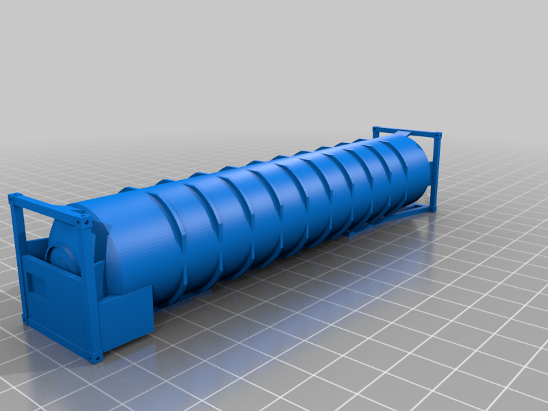 Liquid helium container  11,000gal  - HO scale
