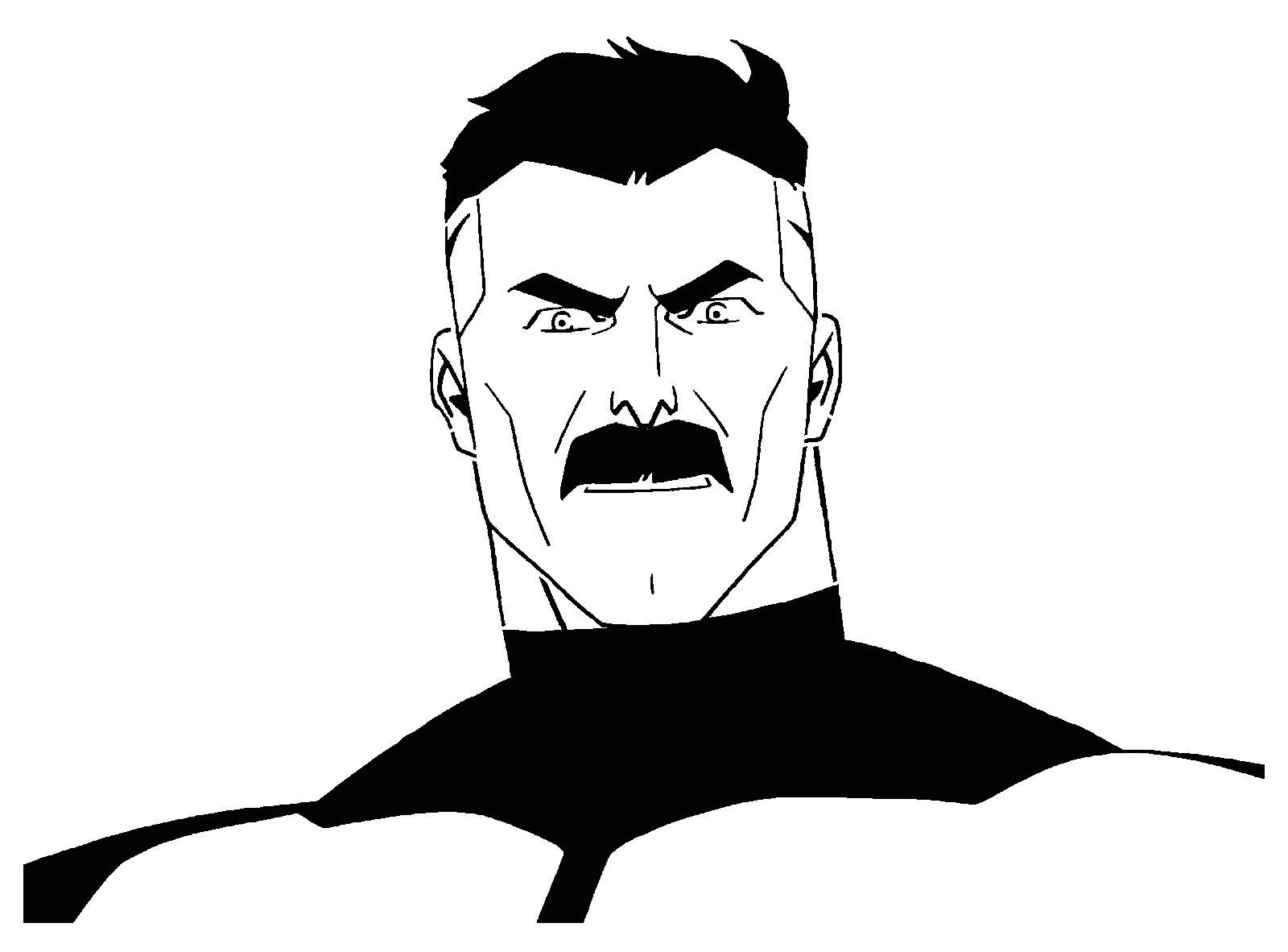 Omni Man stencil 2