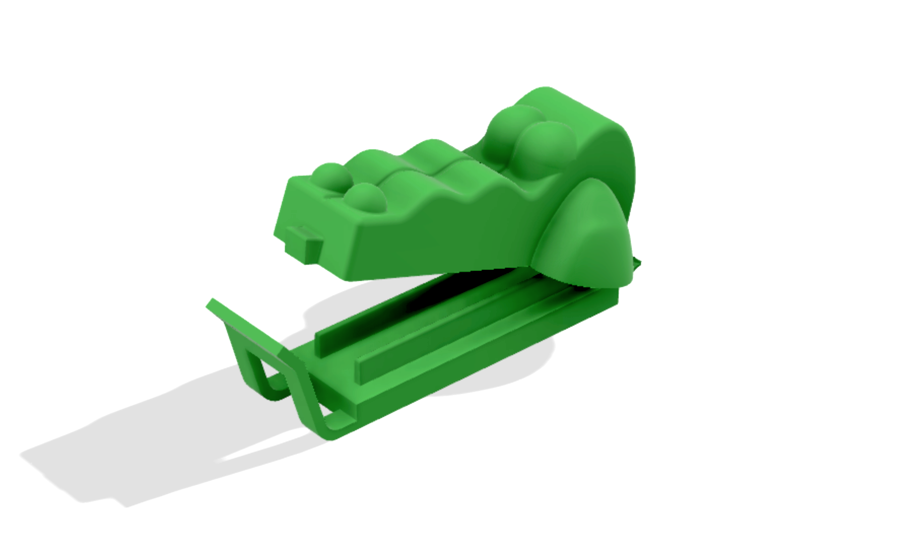 Mini crocodile food clip, bag clip