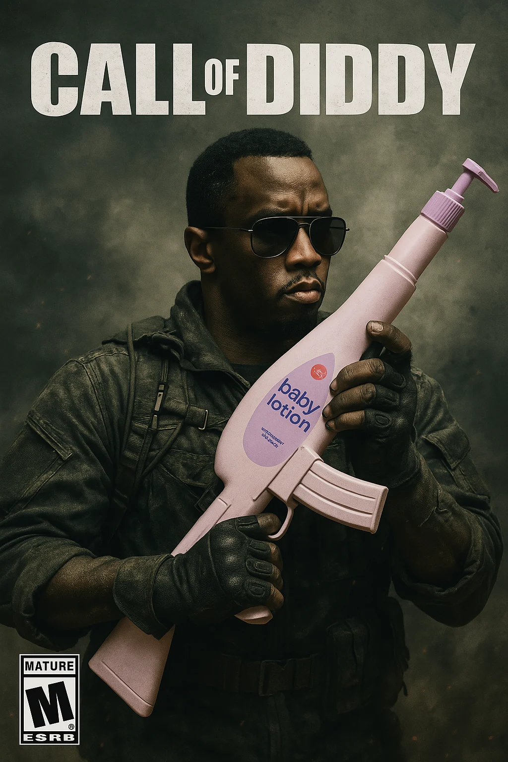 Call Of Diddy - Lotion Gun - Baby Oil - Meme - Duty Prop Cosplay
