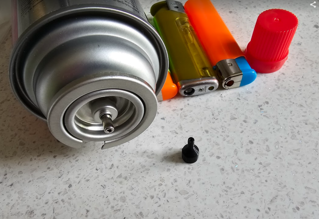 Lighter Refill Nozzle Adapter