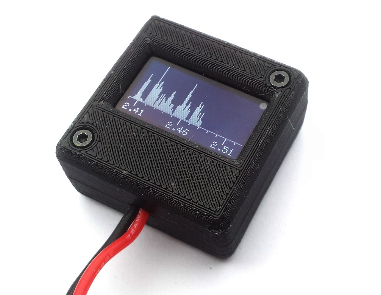 Lantian Mini High Sensitive 2.4G Frequency Spectrograph case
