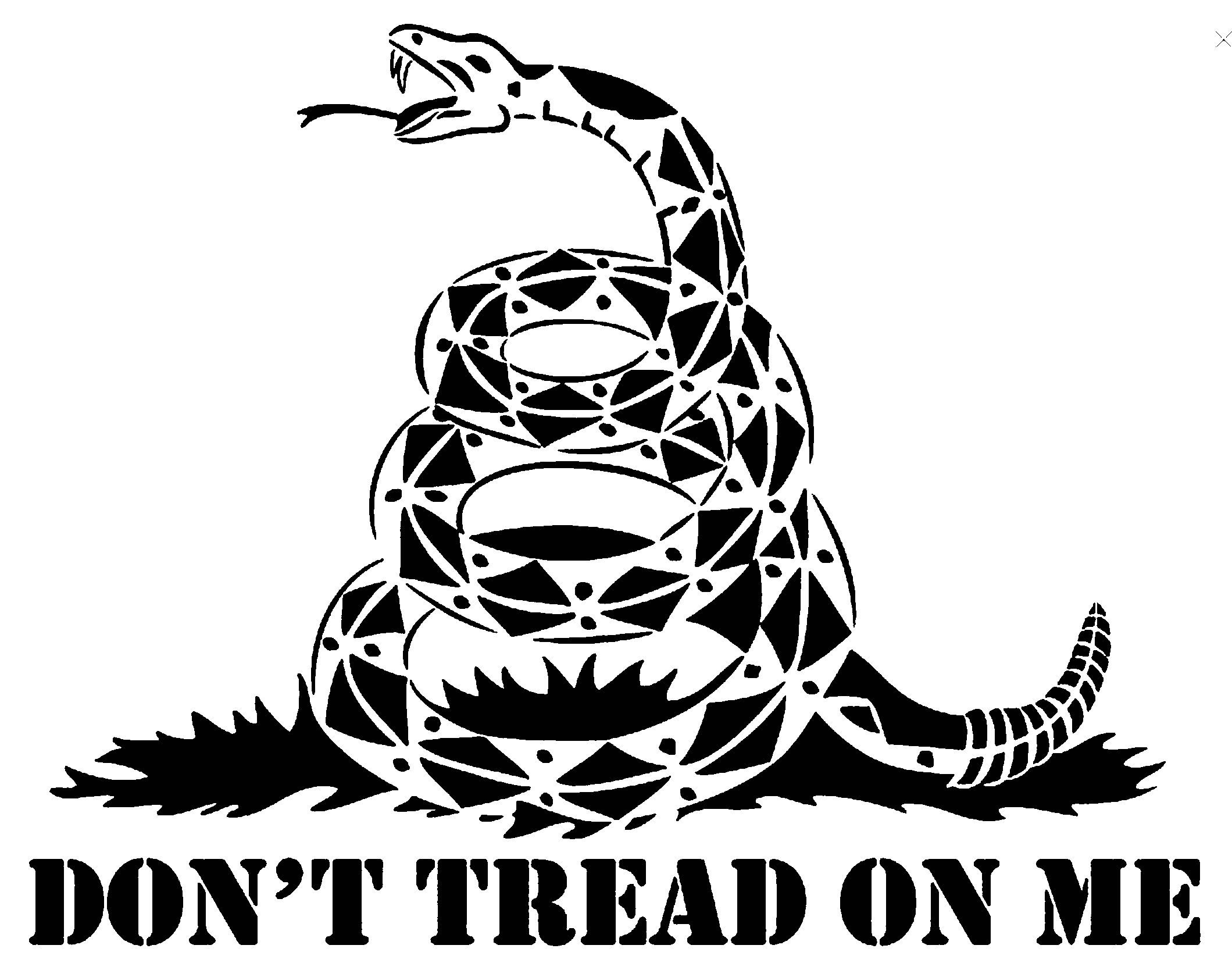 Snake stencil