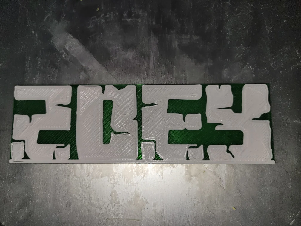 Minecraft Styled Customizable Name Plate