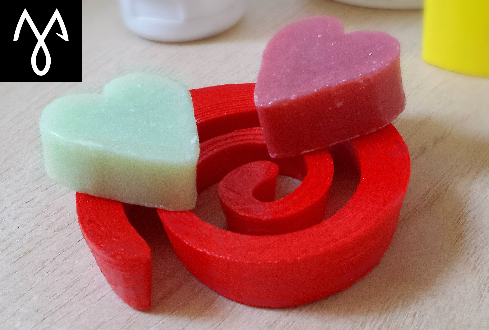 Cartoon Style Spiral Soap Holder