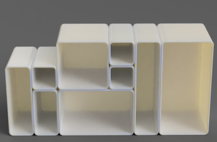 Parametric cabinet organizer