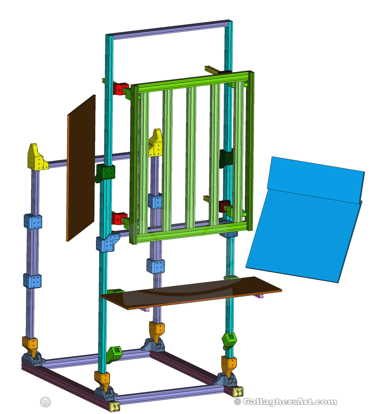 Open Artist Easel Heavy