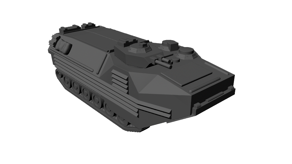 Amphibious tank