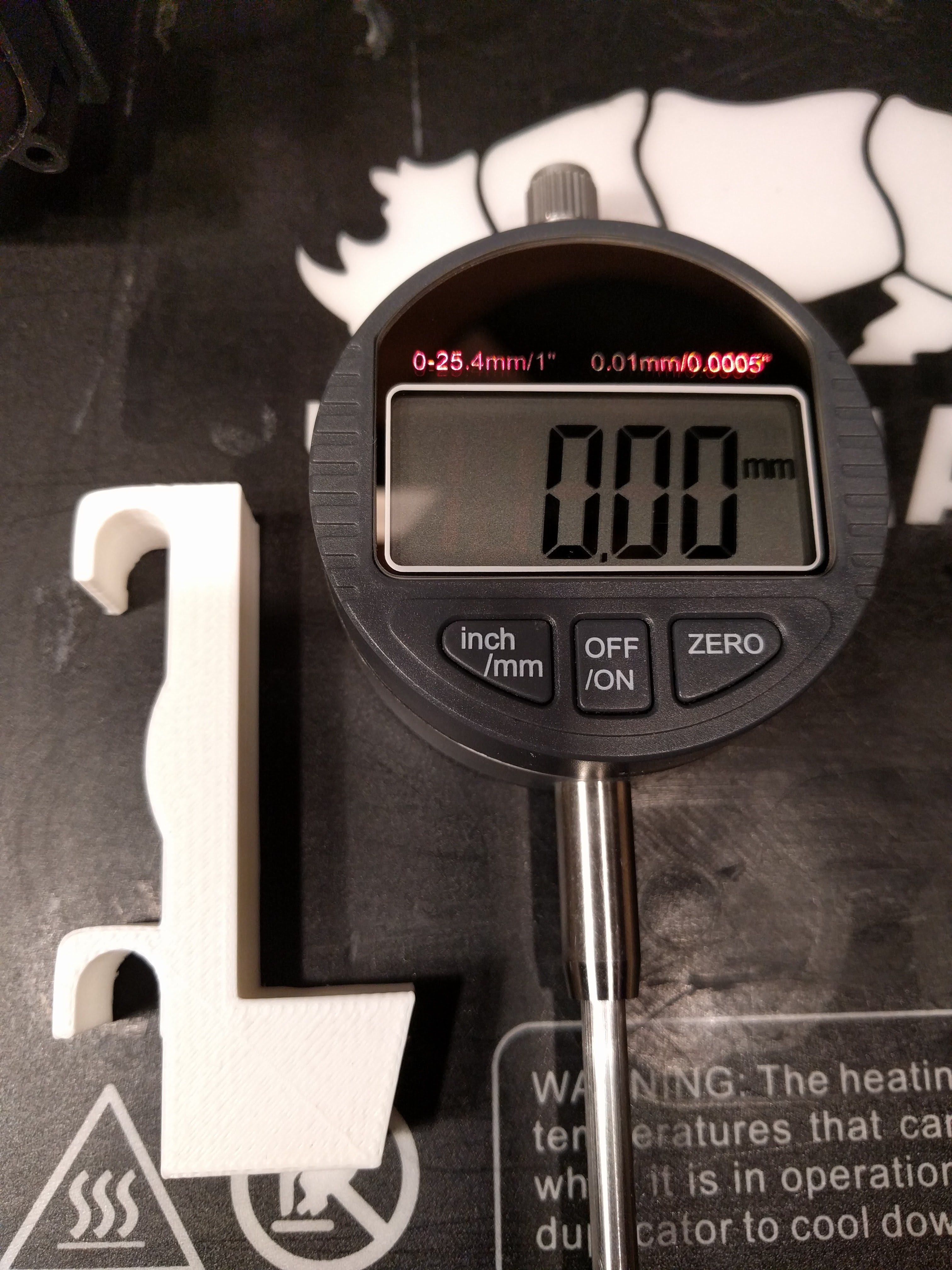 Wanhao Duplicator i3 Digital Gauge Bed Leveling Bracket Steady