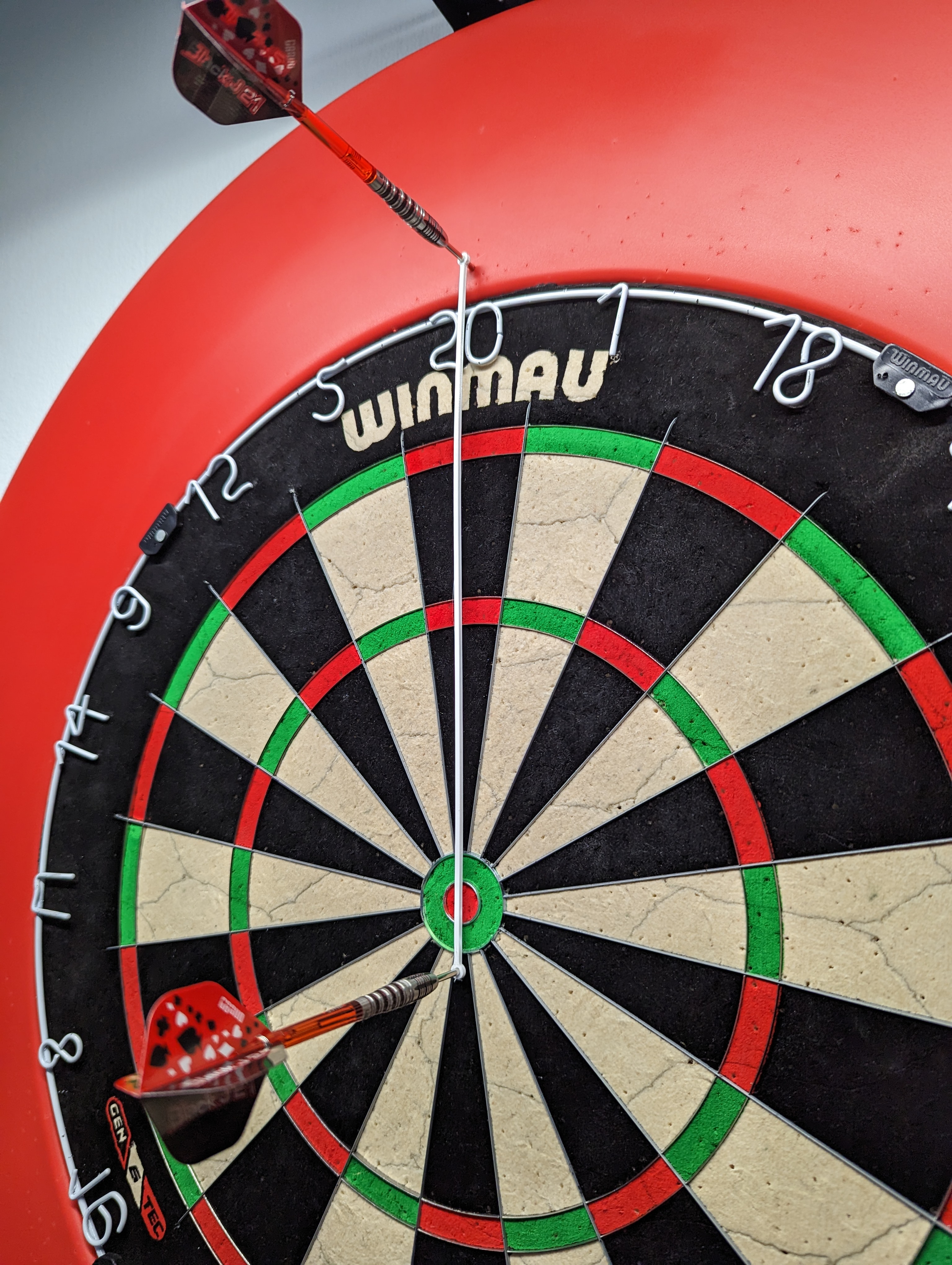 Dart Board Center finder; Dartscheiben Markierung