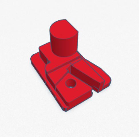 BEKO RCNA fridge door hinge