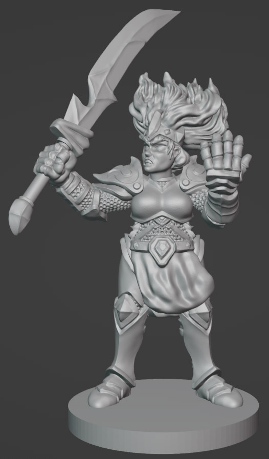 Fire giant female