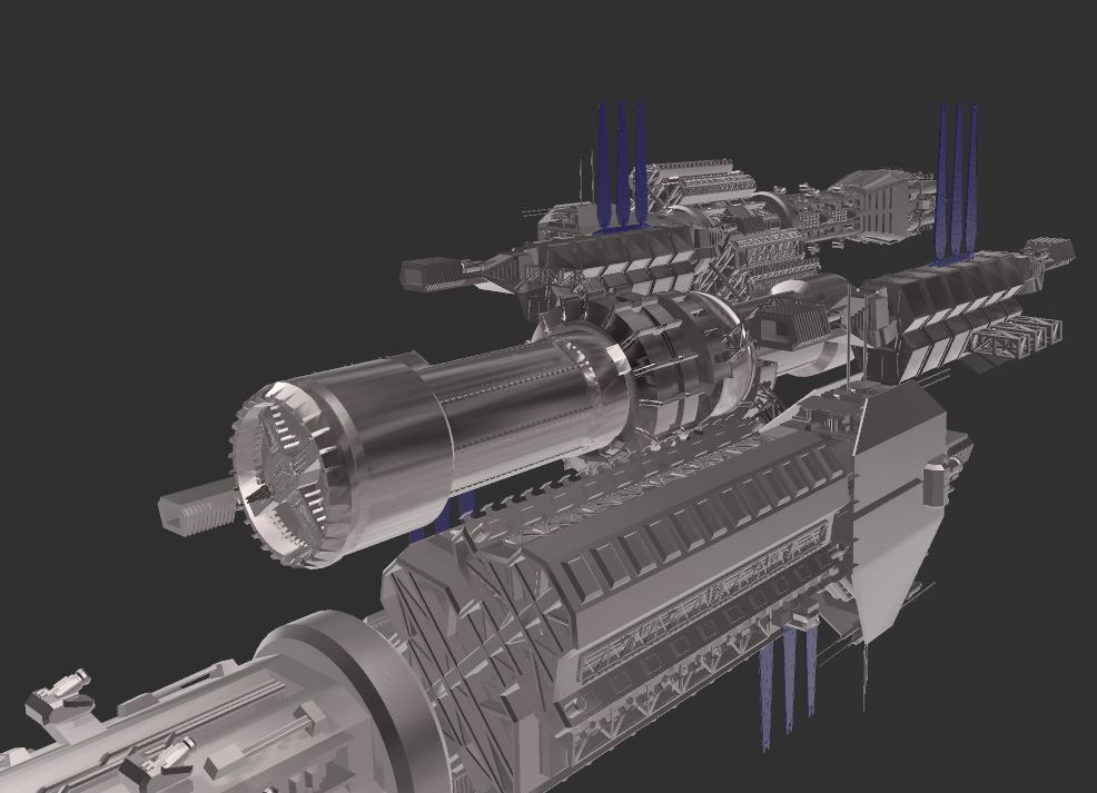 Babylon 5 Hermes Resupply Stations Normal / Hyperspace