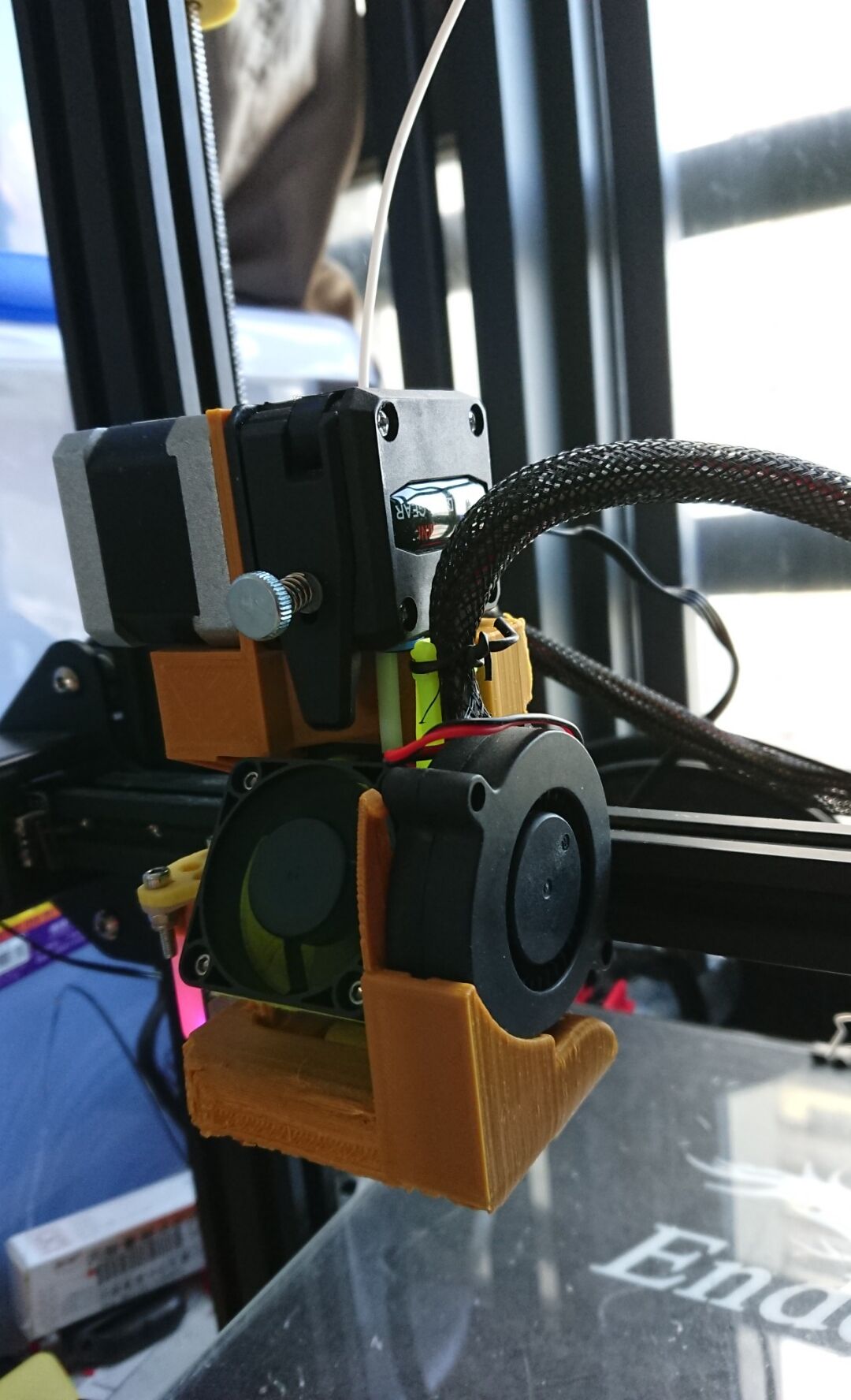 Extruder mod frame for ender 3