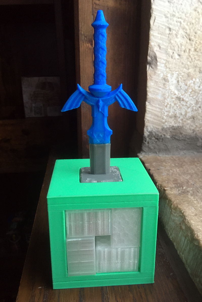 Zelda Mastersword for custom Excaliburr Puzzle