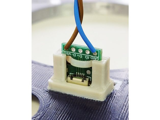 Micro USB socket holder