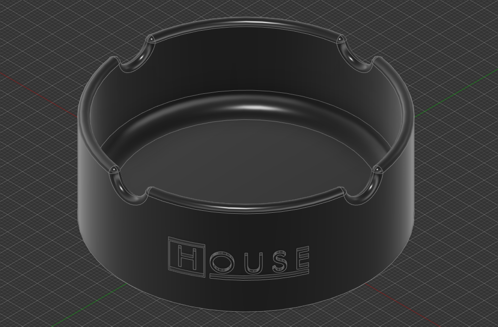 Dr House ' s ashtray